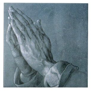 Carreau Praying Hands (par Albrecht Dürer)