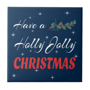 Carreau Prenez un Holly Jolly Christmas
