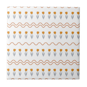 Carreau Preppy Super Stripe Tulip Motif