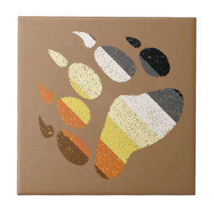 Carreau Prière de l'ours Paw détendu