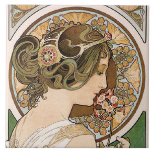 Carreau Primroses, Mucha
