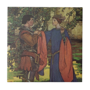 Carreau Prince Chevalier Héros Prince Charmant Princesse A