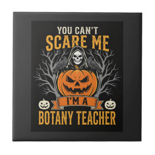 Carreau Professeur de botanique d'Halloween Décoration de