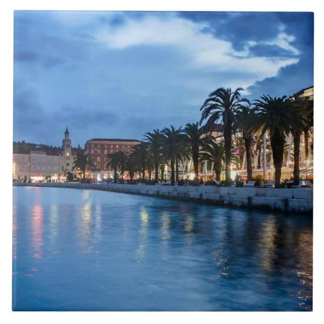 Carreau Promenade de Split en Croatie (Devant)