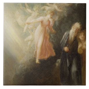 Carreau Prospero, Miranda et Ariel, "de la tempête", c