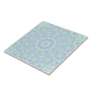 Carreau Psychédélique couleur Ornate Hippie Mandala