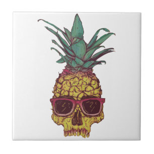 Carreau Punk génial d'ananas de cool de geek