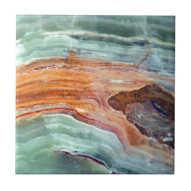 Carreau Quartz de menthe rouillé de Sagey (Devant)