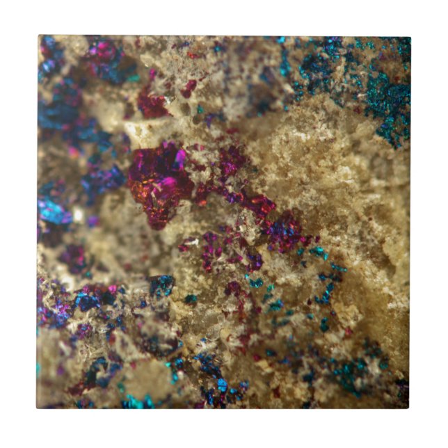 Carreau Quartz luisant d'huile d'or (Devant)