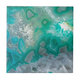 Carreau Quartz turquoise Geode