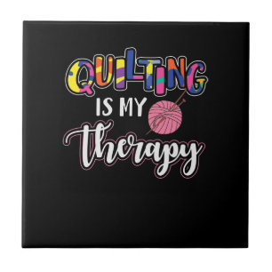 Carreau Quilter, c'est ma thérapie  Dégagement de l'auvent