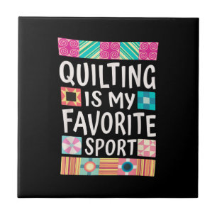Carreau Quilting est mon sport préféré Amateurs de coutur