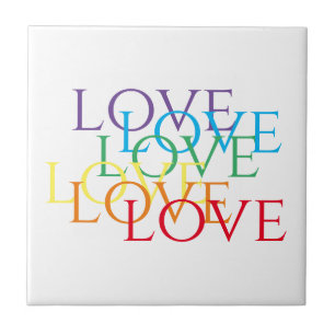 Carreau RAINBOW LOVE 4.25x4.25 Carrelage en céramique