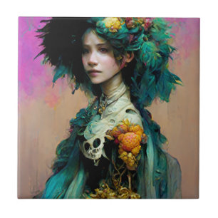 Carreau Rainbow Urchin 2 Imaginaire Sci-Fi