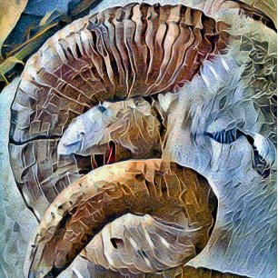 CARREAU RAM SHEEP FARM ANIMAL