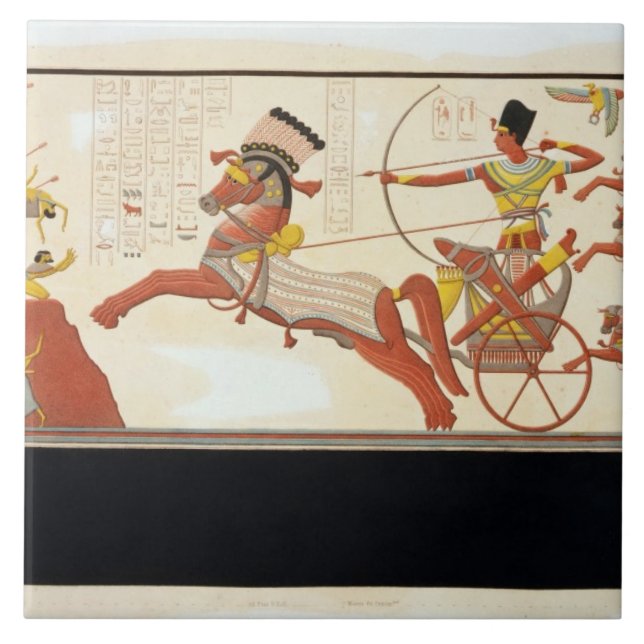 Carreau Ramesses II (1279-13 AVANT JÉSUS CHRIST) à la (Devant)