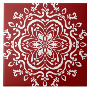 Carreau Raspberry Mandala