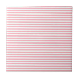 Carreau Rayures - blanches et rose-clair