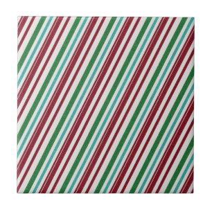 Carreau Rayures de bonbon Paillettes