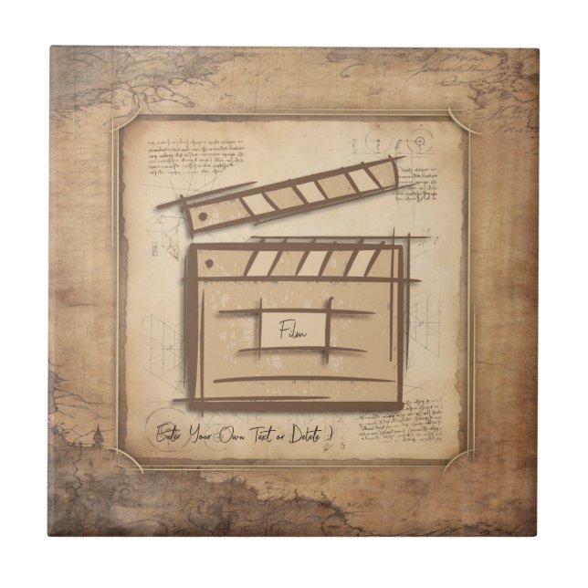 Carreau réalisateur, acteur, réalisateur idée cadeau (Devant)