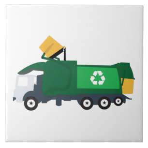 Carreau Recyclage Camion à ordures