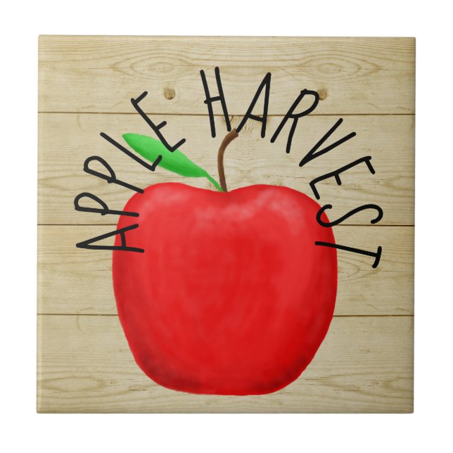 Carreau Red Apple Harvest SIGNE EN BOIS Carrelage céramiqu (Devant)