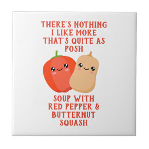Carreau red pepper and butternut squassoup