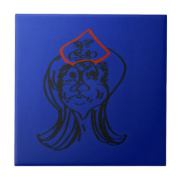 Carreau Reluctant Queen Animation Ceramic Tile