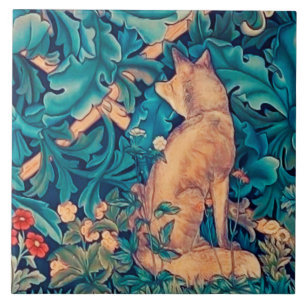 Carreau Renard dans la forêt, Carrelage en céramique Wil