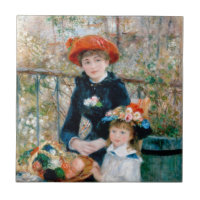 Renoir "deux soeurs (sur la terrasse) "