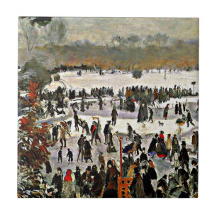 Carreau Renoir - Skaters dans le bois de Boulogne-1868