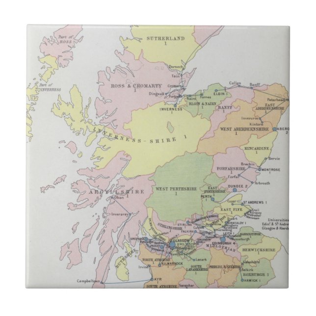 Carreau Représentation parlementaire | Ecosse (Devant)