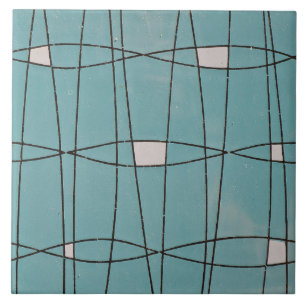 Carreau Repro Portugais bleu géométrique Azulejos Moderne
