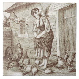 Carreau Repro Wm Wi Wse Minton Country Life Sepia