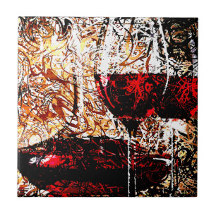 Carreau Résumé avec du vin