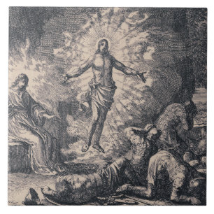 Carreau Résurrection de Jésus Christ par Jan Luyken