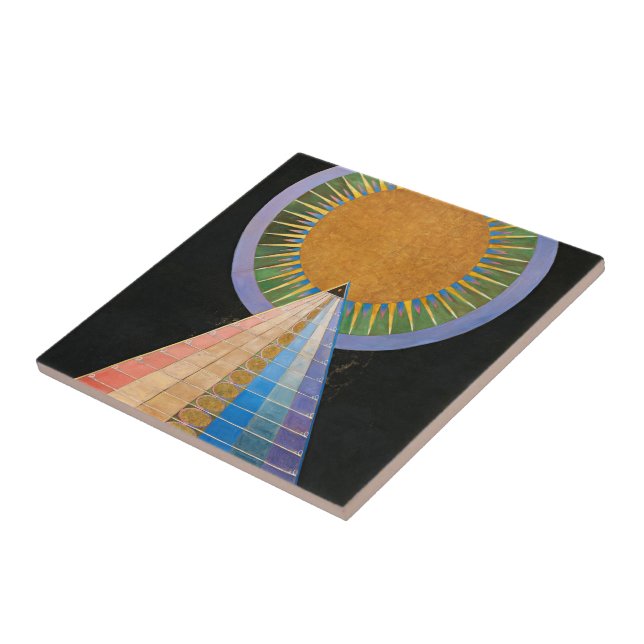 Carreau Retable, Groupe X, No.1 par Hilma af Klint (Côté)
