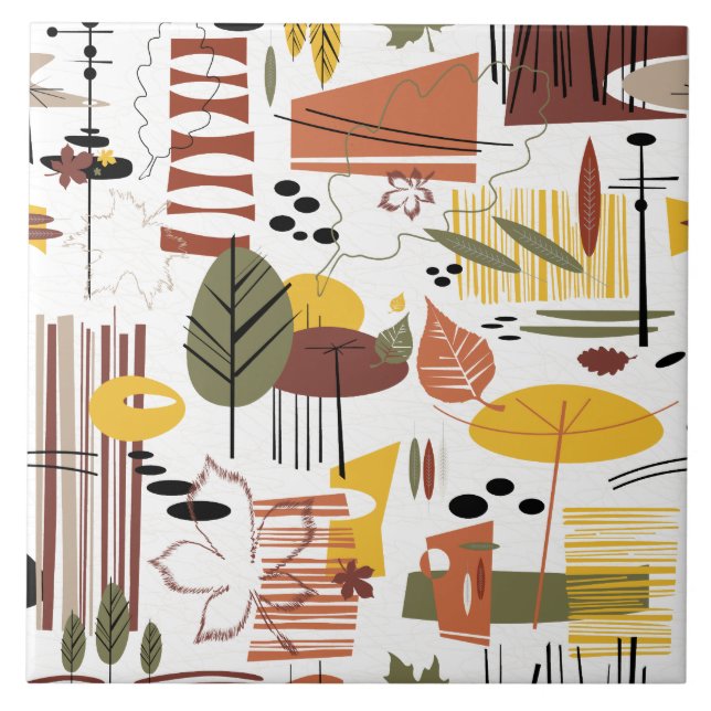 Carreau Rétro automne un Aller-Aller (Devant)