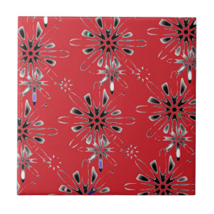 Carreau Rétro en rouge