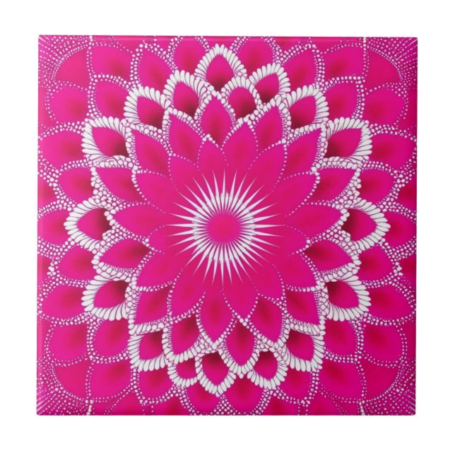 Carreau Rêve framboise (Devant)