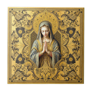 Carreau Révérence opulente : La Sainte Vierge