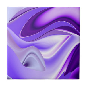 Carreau Rêves arc-en-ciel à fleurs violettes