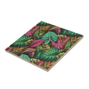 Carreau Rêves de grenouille arboricole motif de surface tr