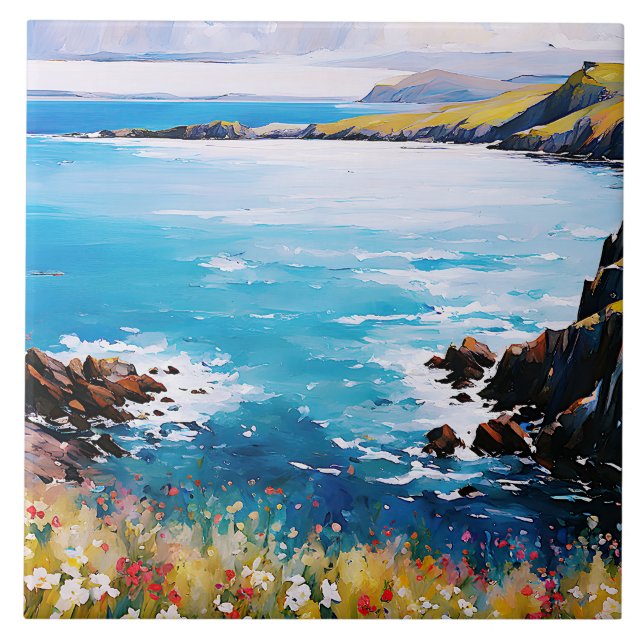 Carreau Rêves de marée et brises de prairie (Devant)