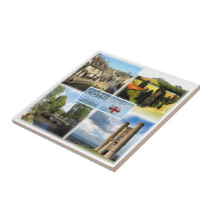 Carreau Rif. GB Cotswolds, Castle Combe, Field,