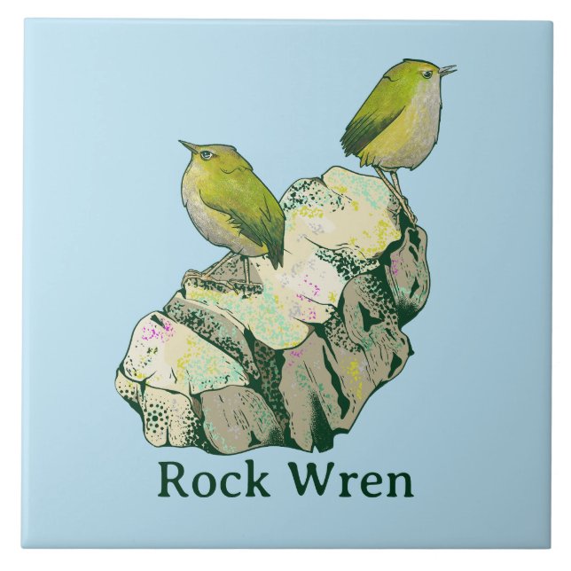 Carreau Rock Wen birds Nouvelle-Zélande (Devant)