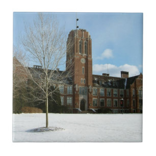 Carreau Rockwell en hiver au Grove City College