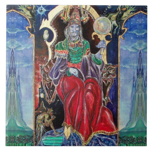 Carreau Roi magicien NEUROMANCER, Imaginaire (Devant)