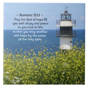 Carreau Romains 15:13 Puisse le Dieu de l'Espoir, Phare