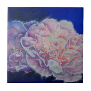 Carreau Romantique élégante couleur rose blanc pastel